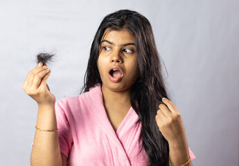 Hair problem of indian woman