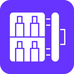 Fototapeta premium Minibar Icon Style