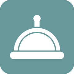 Fototapeta premium Food Tray Icon Style