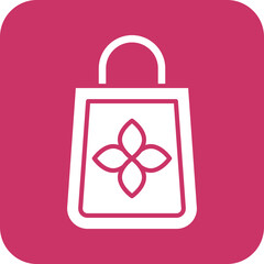 Shopping Bag Icon Style