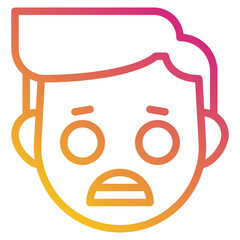 confounded gradient icon