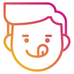 delicious gradient icon