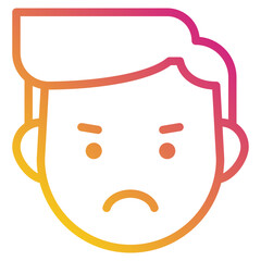 mad gradient icon