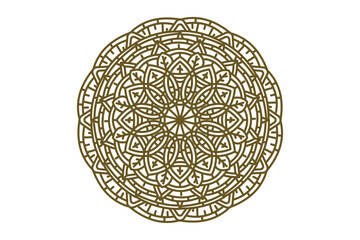 decorative mandala design vector
