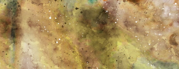 Abstract background, digital illustration in watercolor style in brown and beige colors - 556904835
