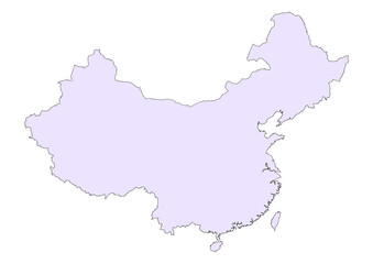 PNG Map of China 
