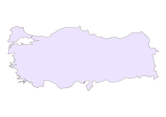 The PNG Map of Turkiye