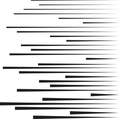 Speed Lines in arrow Form . Vector Illustration .Technology  Logo . Design element . Abstract Geometric shape . 