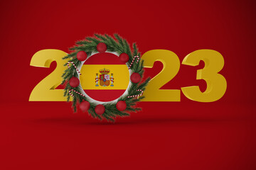 2023 Spain With Wreath