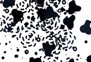 Obraz premium Light Gray vector template with chaotic shapes.