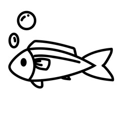 Aquaculture Iconic Which is Always Present in Fish, Lobster, Shrimp and Crab Farming