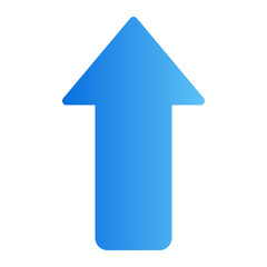 up arrow gradient icon