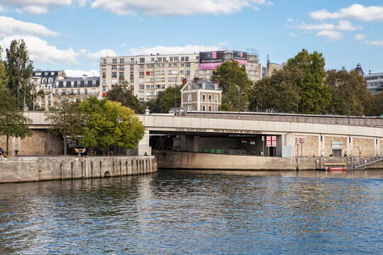 River Sevan in Paris, September 2021. France