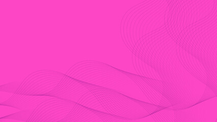 Abstract Pink line waves geometric background. Modern background design. gradient color. Fluid shapes composition. Fit for presentation design. website, banners, wallpapers, brochure, posters