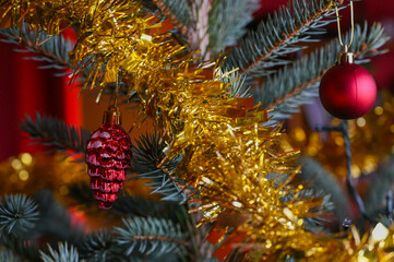 Christmas tree decorations. Christmas decorations. Christmas.