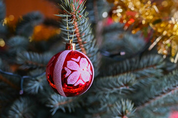 Christmas tree decorations. Christmas decorations. Christmas.