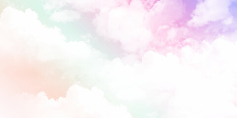 Beautiful of sky with a pastel colored for background