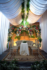 Beautiful Wedding Decoration with Tables and Chairs