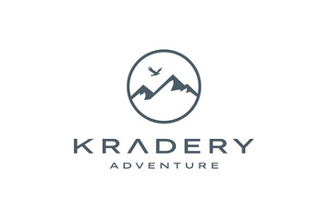 adventure logo design. modern style for outdoor logo concept