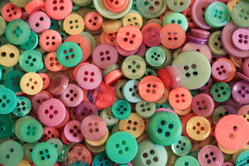 Fototapeta na wymiar background of buttons in a pastel color