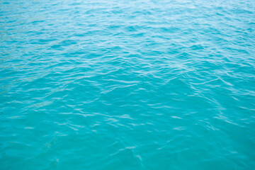 Phi Phi, Maya beach with blue turquoise seawater, Phuket island in summer season during travel holidays vacation trip. Andaman ocean, Thailand. Tourist attraction with blue cloud sky.