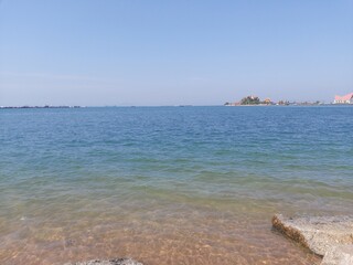 sea water by the beach