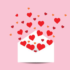 valentines day collection and romantic elements Love, wedding, Valentine's Day concept. Illustration vector illustration
