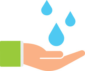 Give water drop Vector Icon
