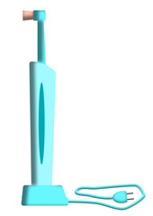 Brosse à dents électrique posée sur son socle