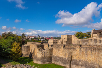 Fototapeta na wymiar Ancient royal fortress of Suceava