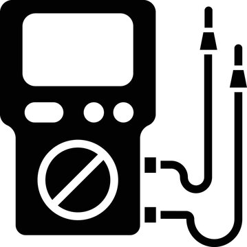  Green ammeter Vector Icon
