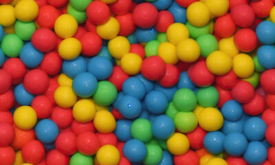colorful candy background, gumballs, Seamless Infinite Pattern, Generative AI
