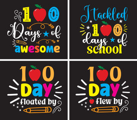 100 day of school svg t shirt design