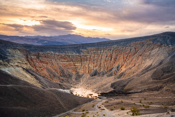 Ubehebe Crater in Death Valley National Park, California. USA © Mindaugas Dulinskas