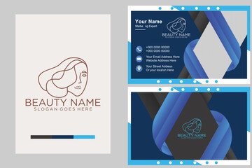logo beauty and business card
