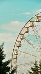 ferris wheel on a sky