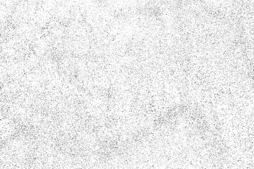 Distressed black texture. Dark grainy texture on white background. Dust overlay textured. Grain noise particles. Rusted white effect. Grunge design elements. Vector illustration, EPS 10.