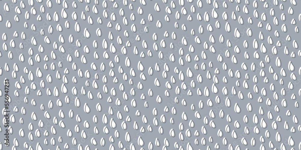Poster Dashes running vertically on a gray background. Print and stylish illustration. Seamless background with drops.