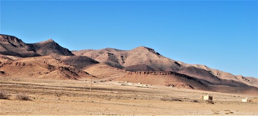 Paysages divers de l'atlas Algérien, wilaya de Biskra et Djelfa