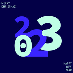 template 2023 calendar cover concept