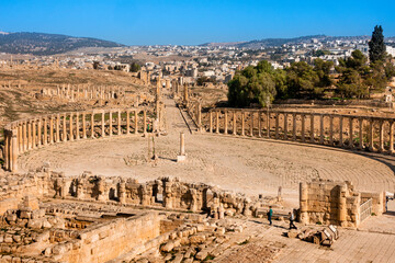 colonnade of Jerash roman city,Joran