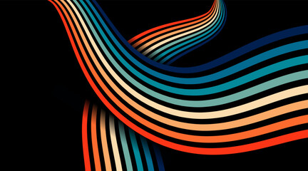 curve retro material style lines old creative background classic artistic diagonal vintage design