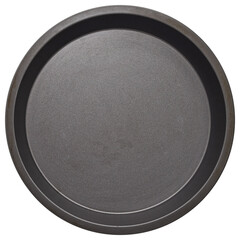 isolated round baking tray - 556954261