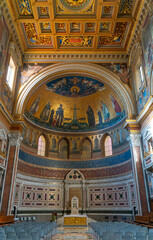 Fototapeta na wymiar Interior of the Basilica of St. John Lateran