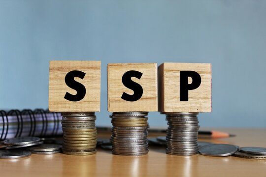 SSP concept, Supply side platforms (SSPs) concept with wooden blocks. 