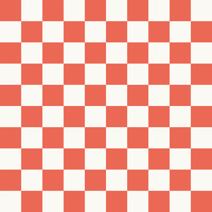 Abstract red checkered pattern