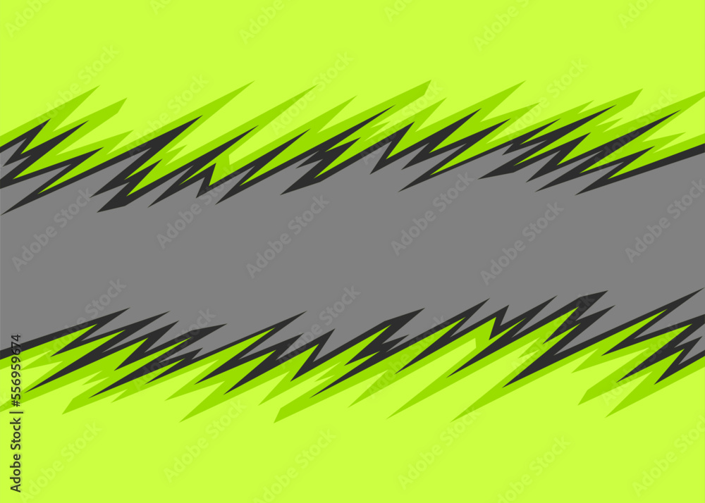 Poster abstract background with jagged spike pattern and with some copy space area