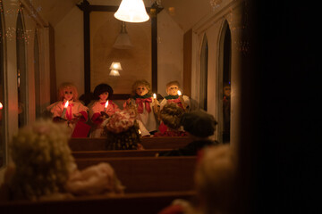 animatronics display at a local Christmas display in IL