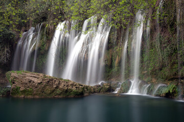 Fototapeta na wymiar Kursunlu waterfall in Antalya