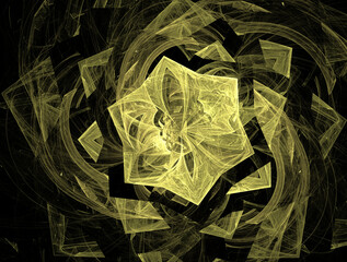Imaginatory fractal abstract background Image